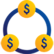 Icône économie du partage