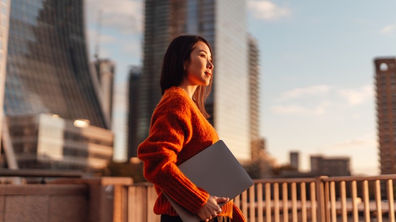 woman at corporate place