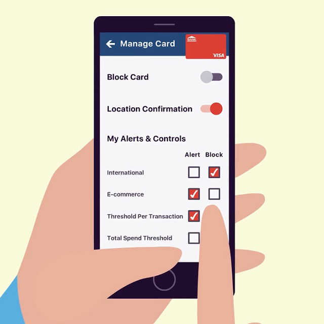 visa transaction controls